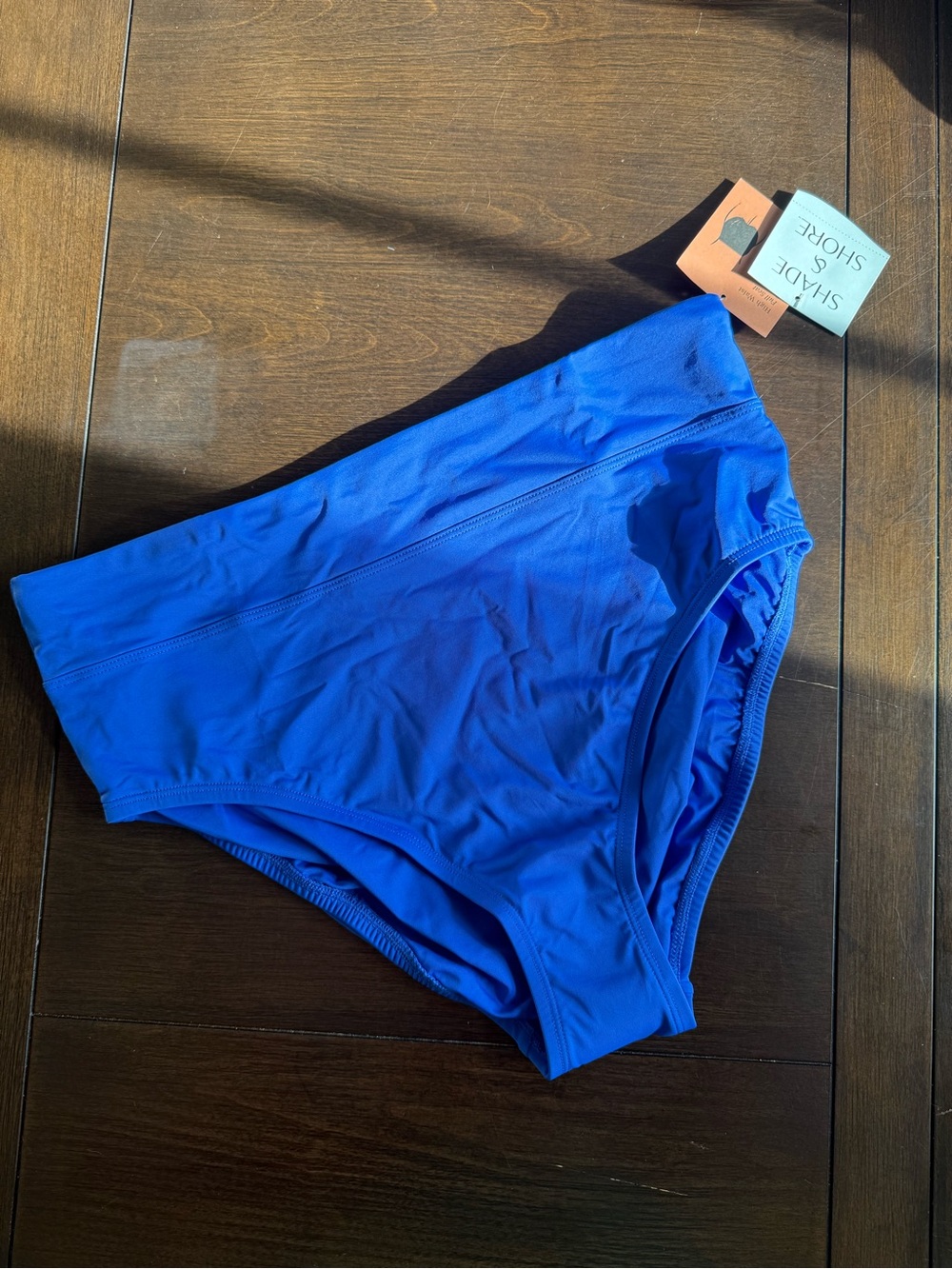Shade & Shore Royal Blue Swimwear Top
